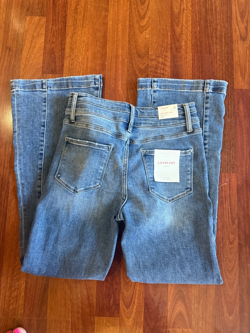 NWT Lovervet Women’s Blue Flare Jeans - 29 - Picture 2 of 2